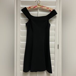Teeze Me Black Off the Shoulder Dress - Size 3/4